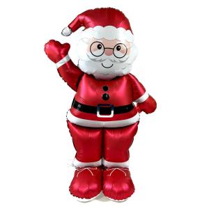 Globo Metálico Papa Noel