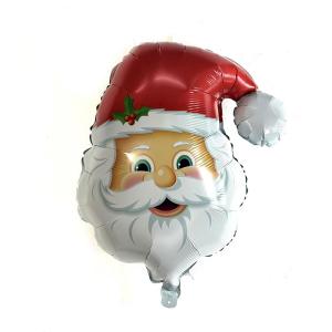 Globo Metálico Rostro Papa Noel