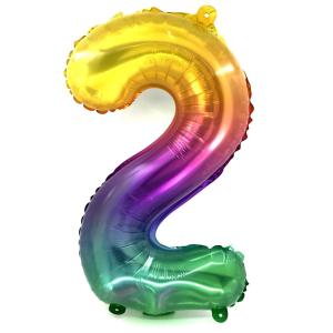 Globo Arcoíris Numero