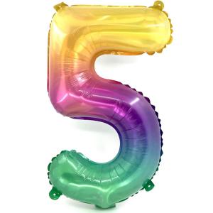 Globo Arcoíris Numero