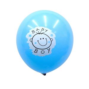 GLOBO R12 BABY SHOWER CELESTE X25