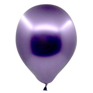 GLOBO METALICOS VIOLETA R15 X 10 UN