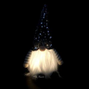 GNOMO LUMIN GORRO LENTEJ 13X26CM