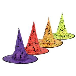 GORRO BRUJITA MURCIELAGO ROJO