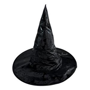 GORRO BRUJITA NEGRO MURCIELAGOS