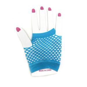 GUANTES FLUO RED CELESTE