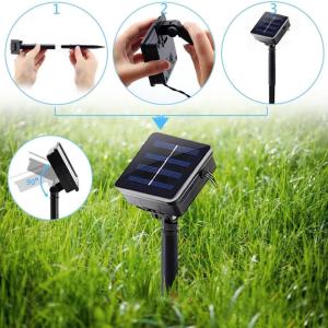 GUIA 20CAIRELES LED SOLAR 5MT BL FRIO