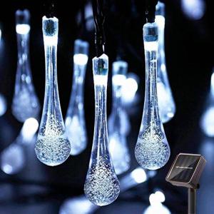 GUIA 20 GOTAS LED SOLAR 5MT BL FRIO