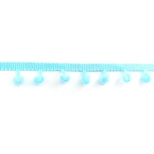 HILO DE POMPONES CELESTES 1 CM X 10 METROS