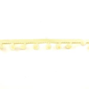 HILO DE POMPONES CREMAS 1 CM X 10 METROS