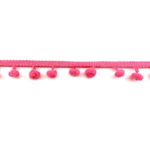 HILO DE POMPONES ROSADOS 1 CM X 10 METROS