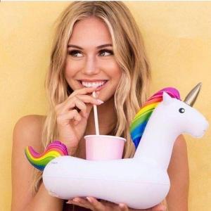 INFLABLE P/VASO UNICORNIO 32X19CM