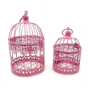 JAULA DECO 12x17 CM FUCSIA
