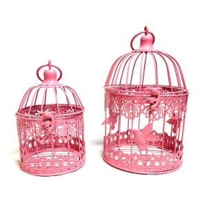 JAULA DECO 12x17 CM ROSADO