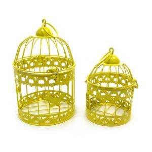 JAULA DECO 15x24 CM AMARILLO