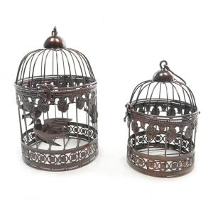 JAULA DECO 15x24 CM MARRON