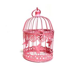 JAULA DECO 15x24 CM ROSADO