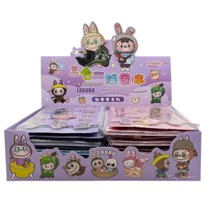 LABUBU LIBRETA/STICKERS DIVERTIDOS X24UN