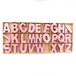LETRAS EN MDF DECORADAS - 5CM ALTO - 104 LETRAS