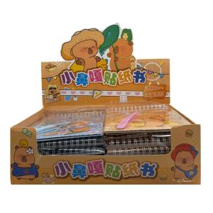 LIBRETA CAPIBARA C/STICKERS