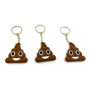 LLAVERO EMOJI CAQUITA x 12