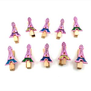 MINI PALILLOS TORRE EIFFEL X 10