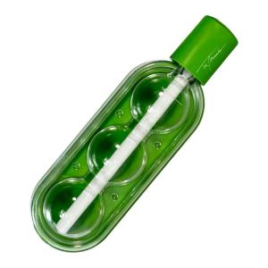 MOLDE DE SILICONA P/HIELO O PALETAS HELADAS VERDE