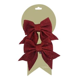 MOÑA C/GLITTER ROJA