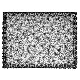 Mantel de Encaje Tela Araña y Calaveras