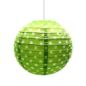 PANTALLA DE PAPEL CON LUNARES 40CM V.MANZ
