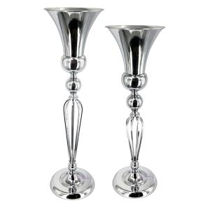 PEDESTAL COPA PLATA 75CM