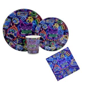 PLATO 18 CM GAME ZONE X10UN