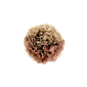 POMPON DE PAPEL 20 CM -MARRON