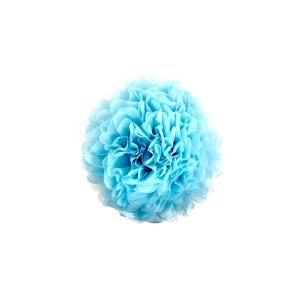 POM PON DE PAPEL 20 CM-CELESTE CLARO
