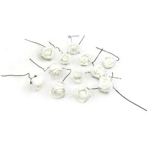 ROSAS ROCOCO 3CM X12 UN BLANCO