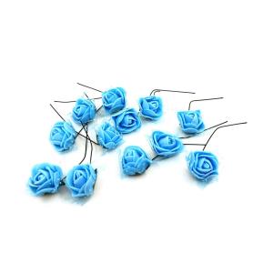 ROSAS ROCOCO 3CM X12 UN CELESTE