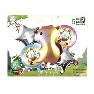 SET ANIMALES DEL BOSQUE ARDILLA X 5