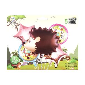 SET ANIMALES DEL BOSQUE PUERCOESPIN X 5