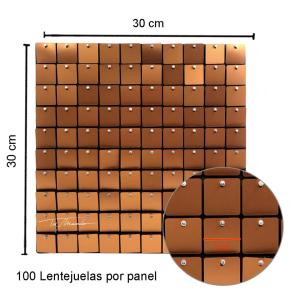 SHIMMER RECT. COBRE