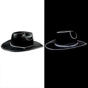 SOMBRERO COWBOY CON LUZ LED