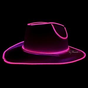 Sombrero Cowboy con Luz Led