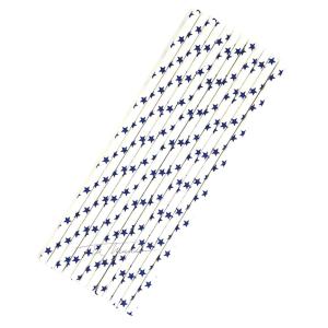 SORBITO BLANCO CON ESTRELLAS AZULES X 25 UN