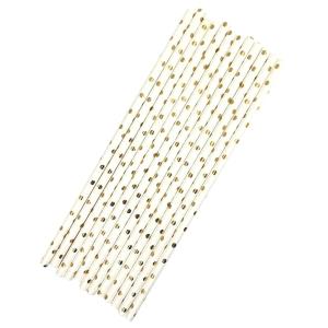 SORBITO DE PAPEL BL LUNARES DORADO X 25