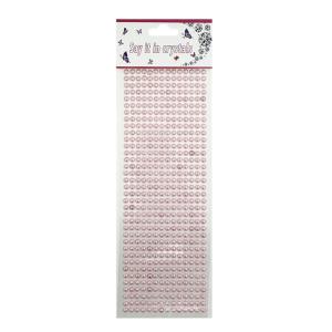 STICKER CRISTALES ROSA