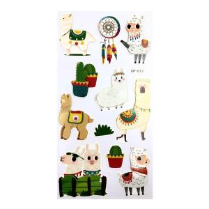 STICKER LLAMAS Y MANDALA