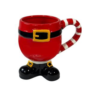 TAZA NAVIDEÑA TRAJE PAPA NOEL