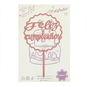 Topper Feliz Cumple ZigZag