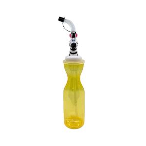 VASO CON SORBITO 500 ML 29 X 6.5 CM CEBRA