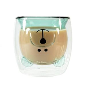 VASO DOBLE VIDRIO OSITO CE 250ML