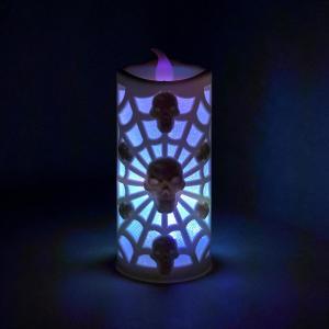 VELA BLANCA CALAVERA  10 X 5 CM